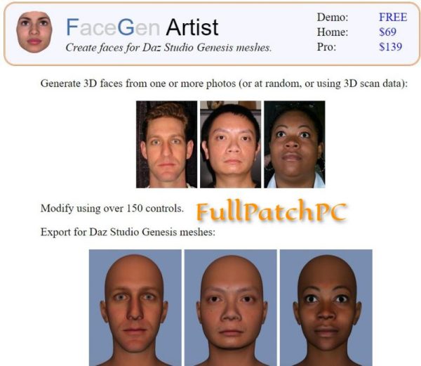 FaceGen Artist Pro Full Version